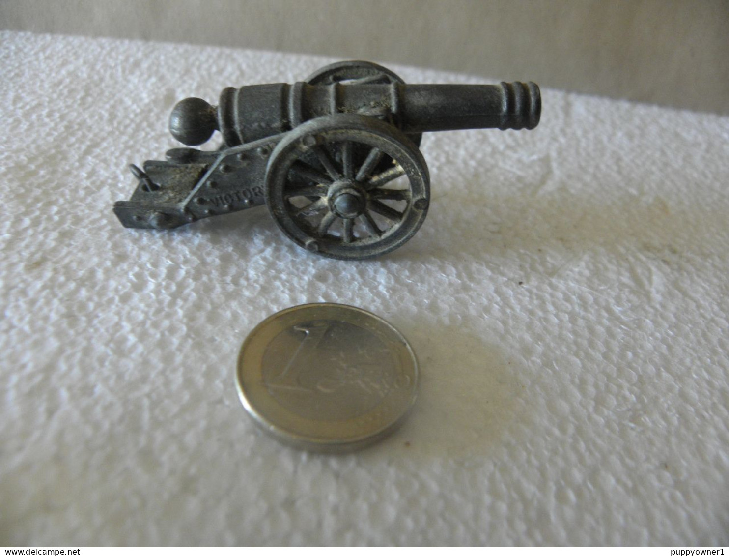 Metal Canon Vintage Miniature - Oud Speelgoed