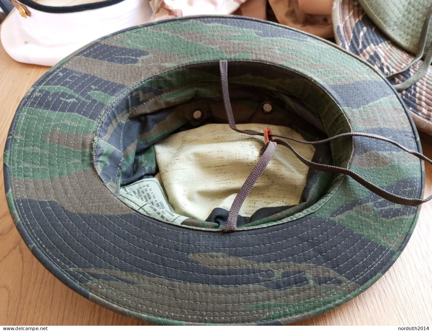 Us Army -  BOB Chapeau Brousse Camouflé Tiger Stripes Usaf - Helme & Hauben