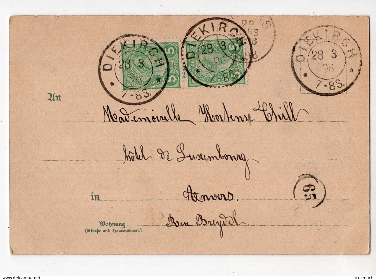 8 - WOLFENBÜTTEL - WALDGASTHAUS - Gruss Aus ANTOINETTENRUH - Litho 1898 - Wolfenbüttel