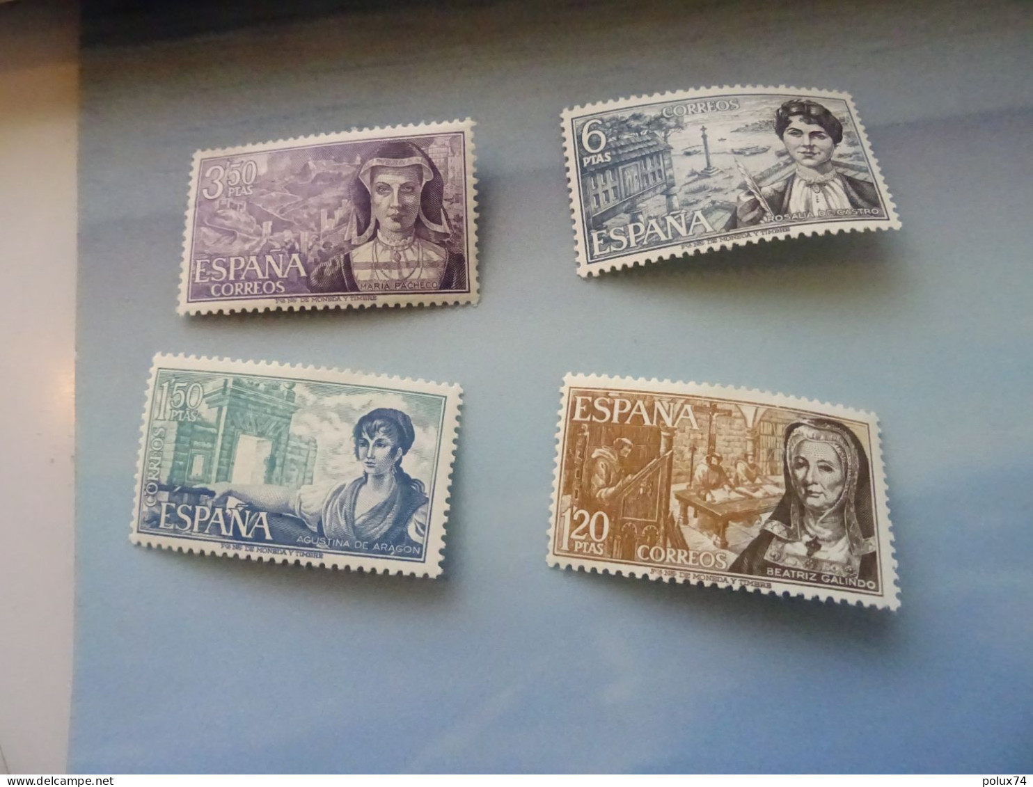 ESPAGNE Série Neuve **/*1968 Femmes Célèbres - Unused Stamps