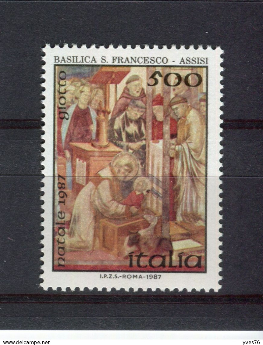 ITALIE - Y&T N° 1758** - MNH - Noël - Giotto - 1981-90:  Nuevos