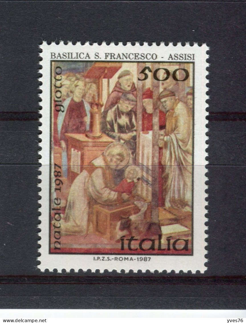 ITALIE - Y&T N° 1758** - MNH - Noël - Giotto - 1981-90: Nieuw/plakker
