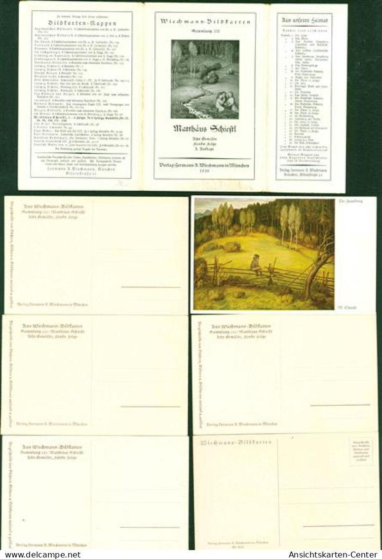 40165704 - Verlag Hermann U. Wiechmann / Sammlung 131. Lot Mit 8 AK Vollstaendiges Set  In Original Mappe, 1926; Gute E - Schiestl, Matthäus