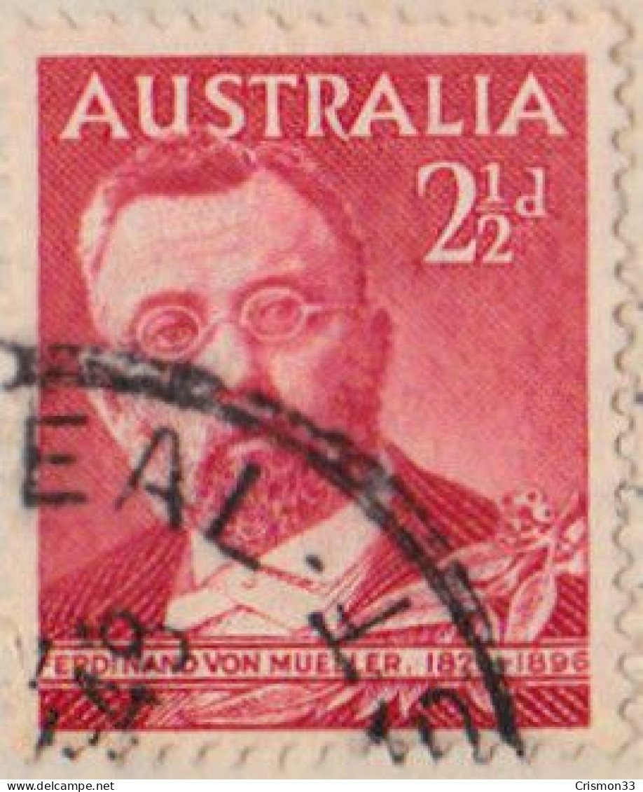 1948 - AUSTRALIA - FERDINAND VON MUELLER - BOTANICO- YVERT 162 - Andere & Zonder Classificatie