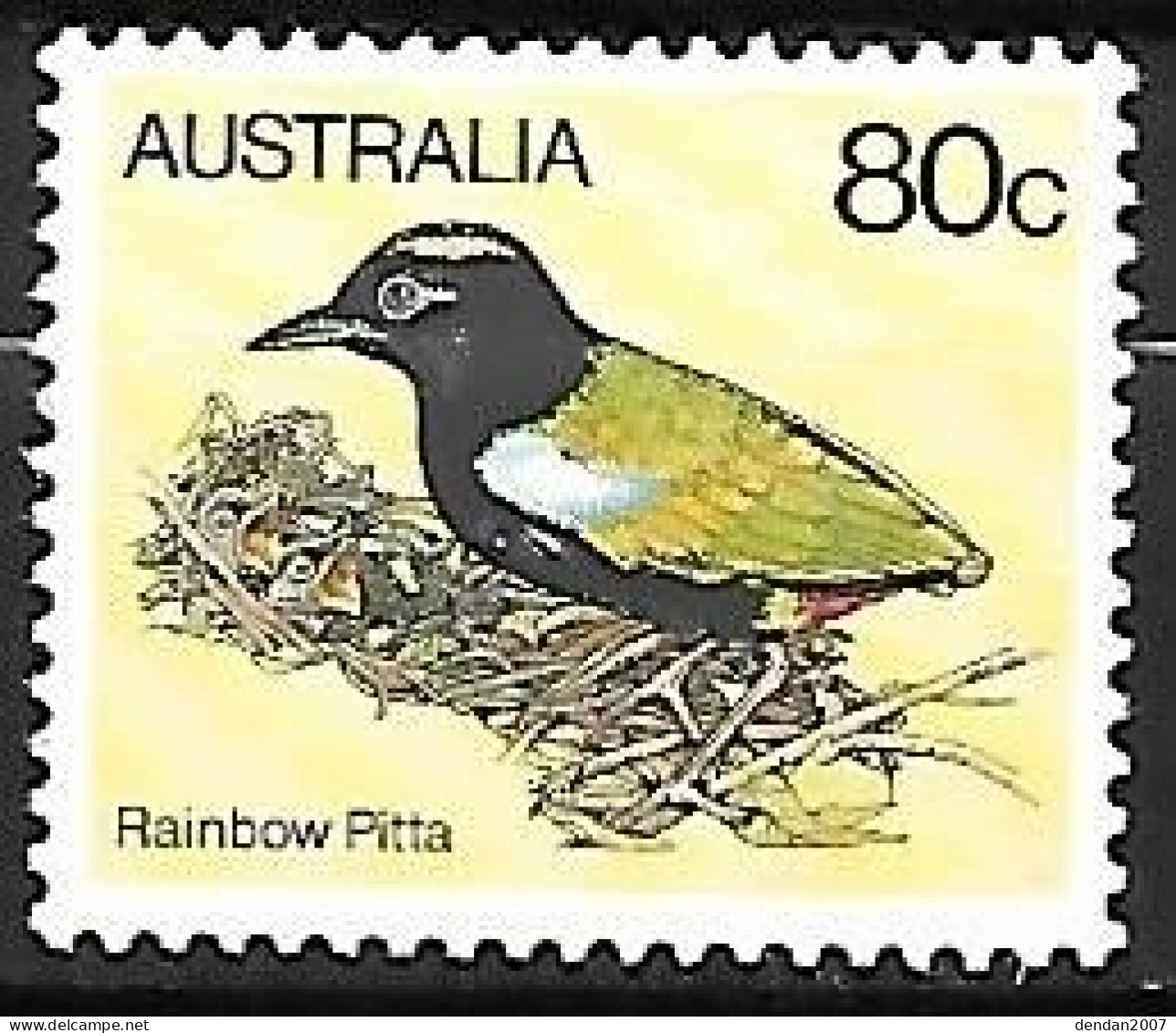 Australia - MNH ** 1980 :   Rainbow Pitta  -  Pitta Iris - Pájaros Cantores (Passeri)