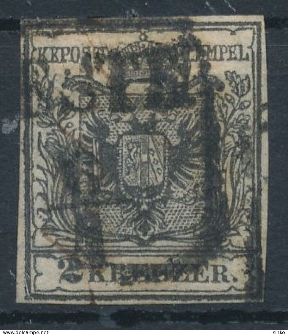 1850. Typography 2kr Stamp, PESTH - Used Stamps