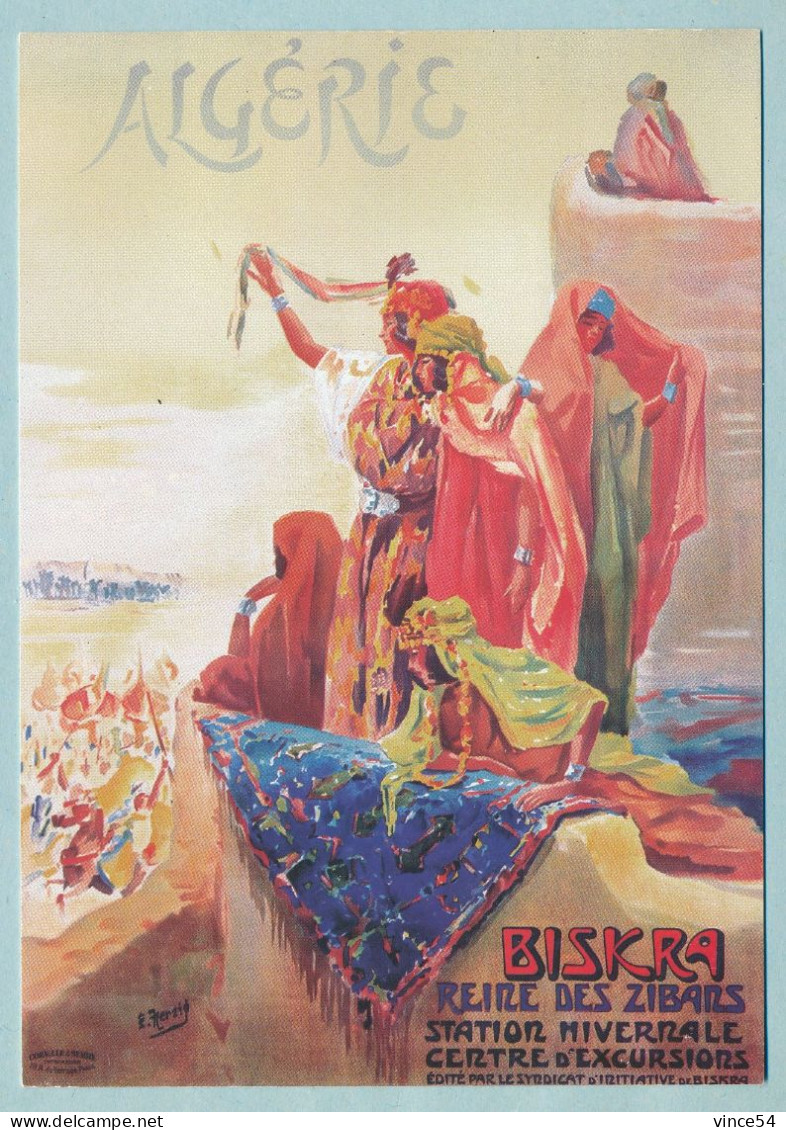 Reproduction De L'Affiche BISKRA - Reine Des Zibans - Biskra