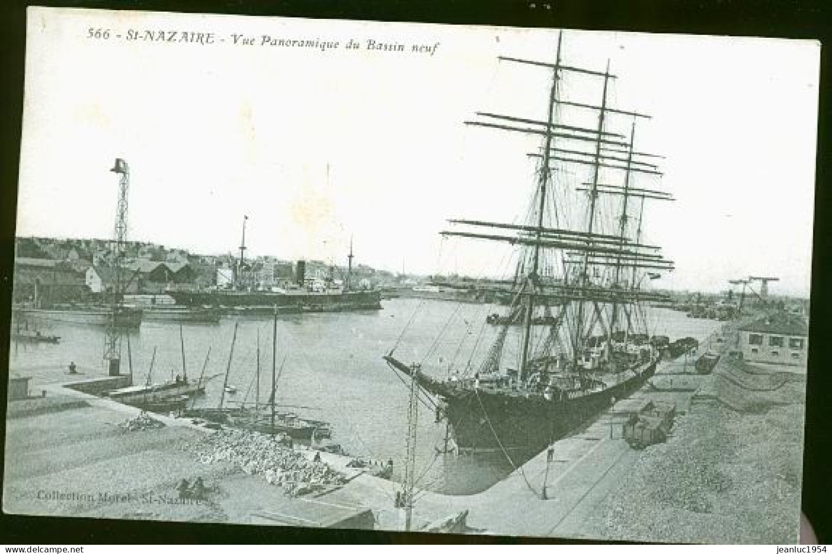 SAINT NAZAIRE VUE PANORAMIQUE 3 MATS - Saint Nazaire