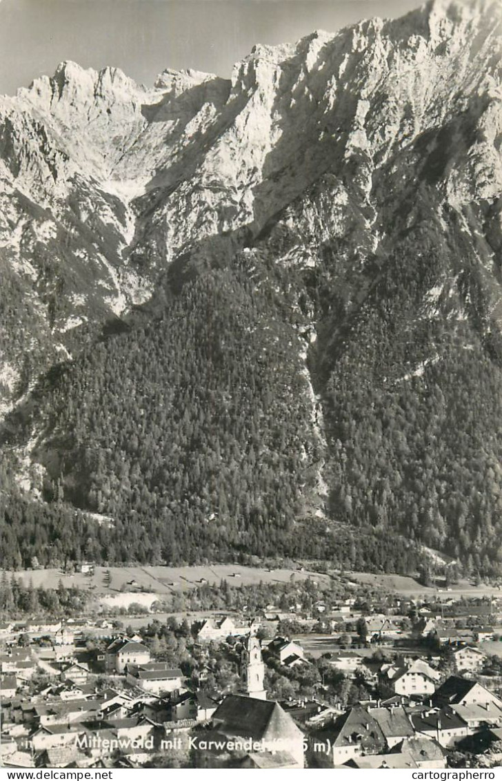 Germany Mittenwald Mit Karwendel General View - Mittenwald