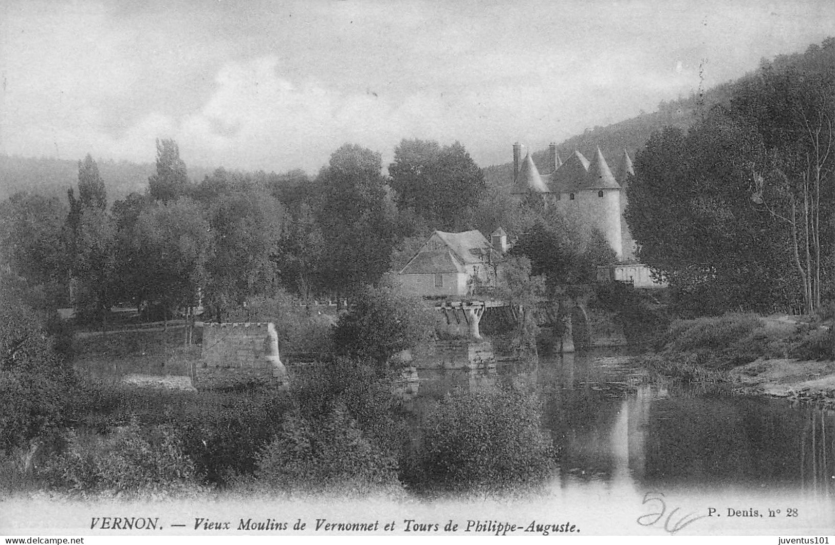 CPA Vernon-Vieux Moulins De Vernonnet Et Tours De Philippe Auguste      L2861 - Vernon