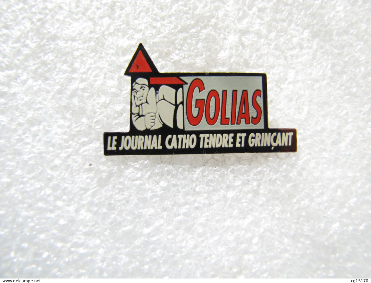 PIN'S   GOLIAS  LE JOURNAL CATHO TENDRE ET GRINÇANT - Médias