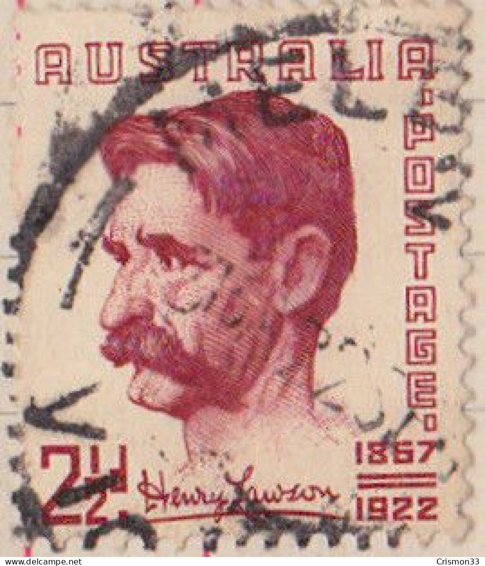 1949 - AUSTRALIA - HENRY LAWSON - POETA- YVERT 168 - Andere & Zonder Classificatie