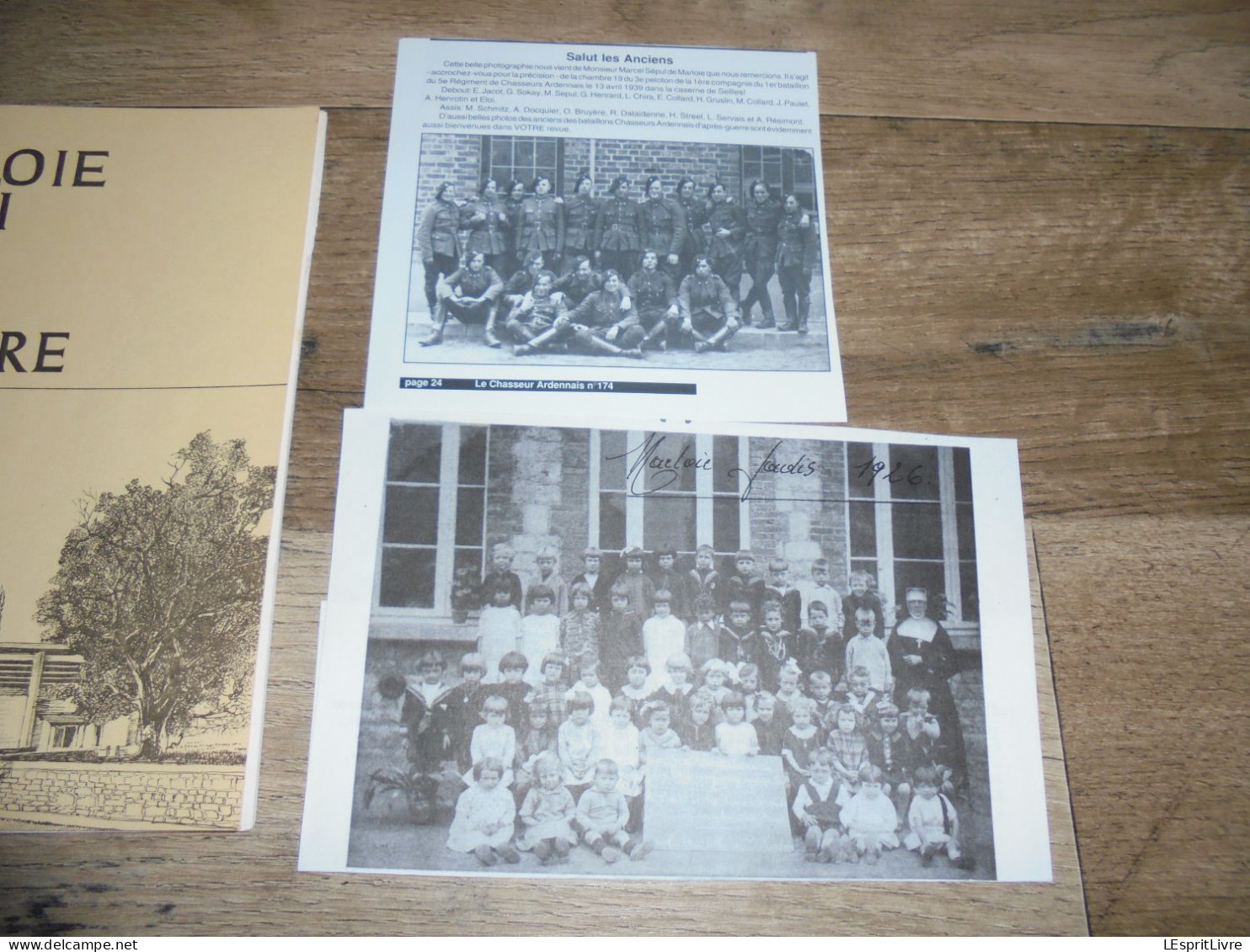 MARLOIE A AUSSI SON HISTOIRE Régionalisme Région Marche en Famenne Histoire Eglise Cloche Curé Chapelle Ecole Culte