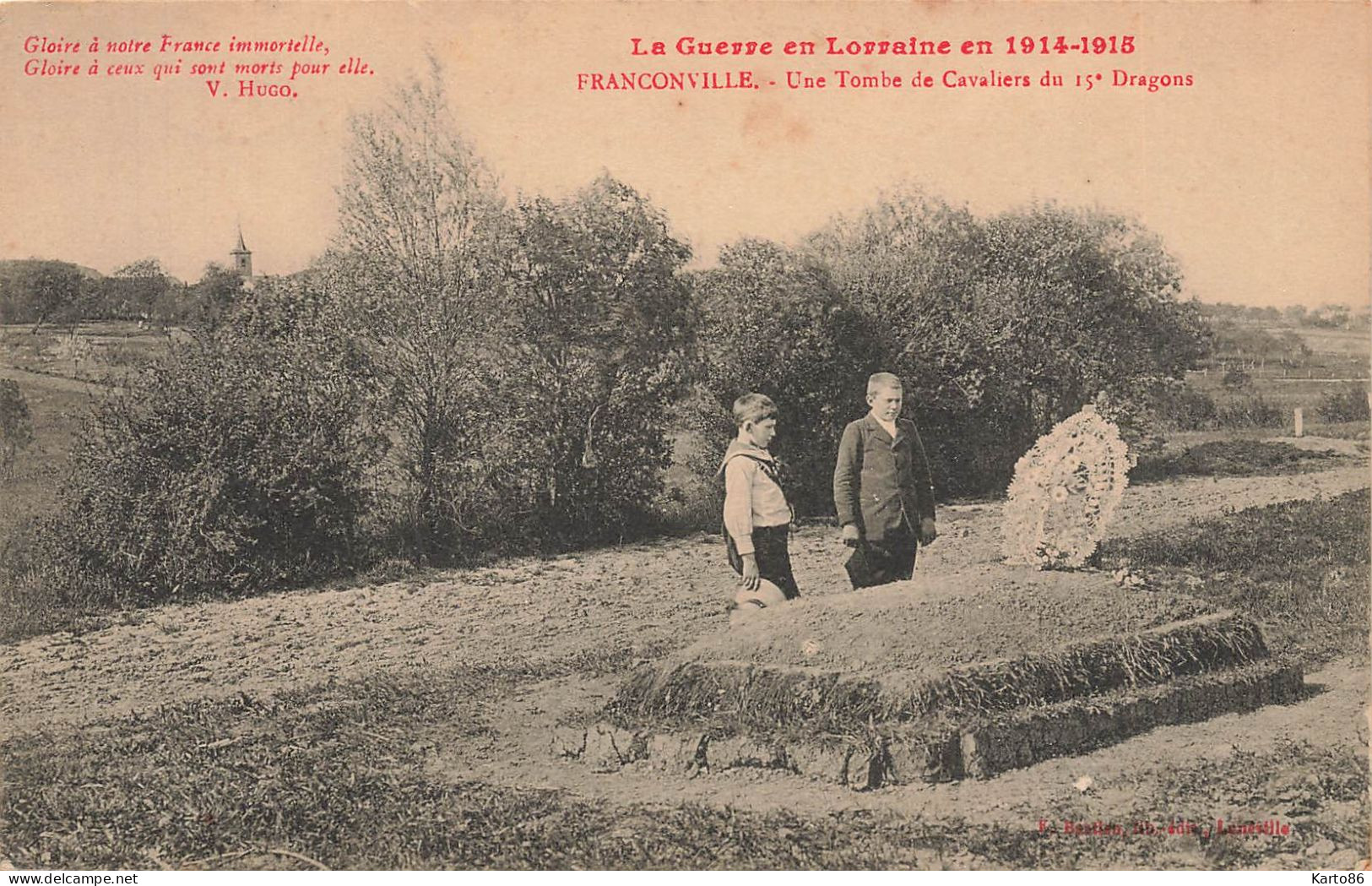 Franconville * Une Tombe De Cavaliers Du 15ème Régiment De Dragons * Ww1 - Franconville