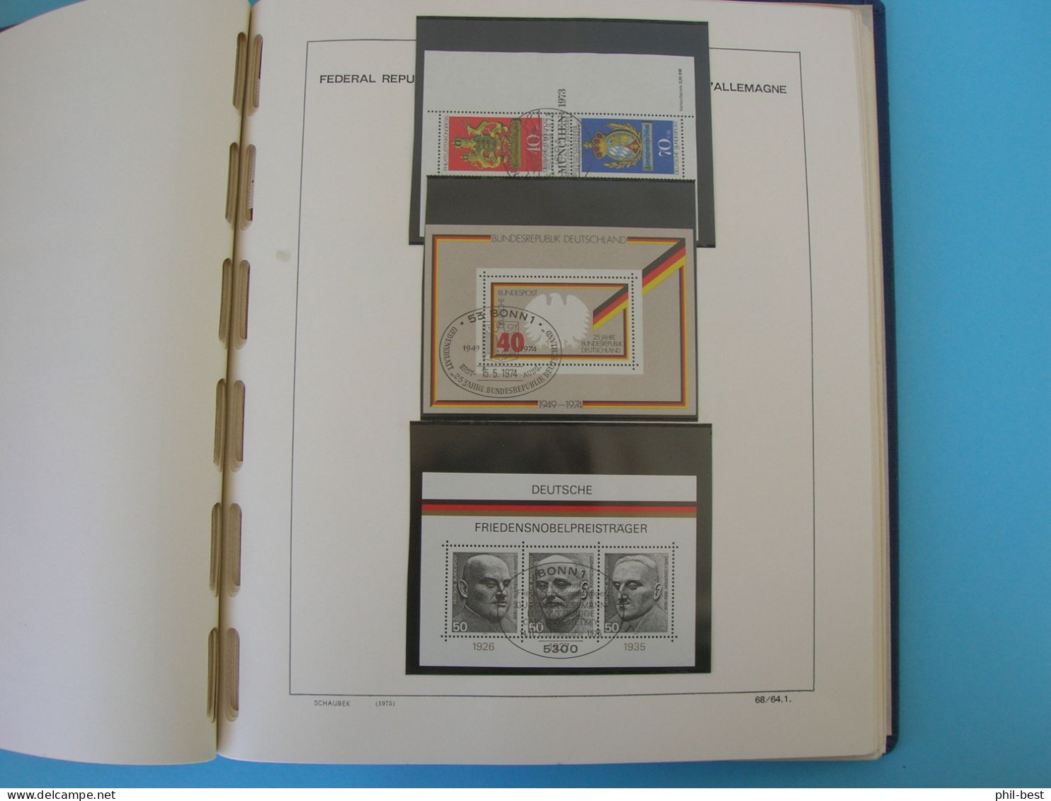 BRD, Berlin Klemmbinder 1969/1978 weitg. kpl. postfrisch, gestempelt #Alb198