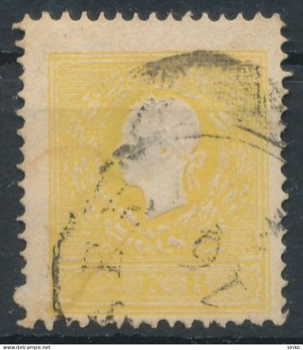 1858. Typography With Embossed Printing 2kr Stamp, ESSEK - Gebruikt