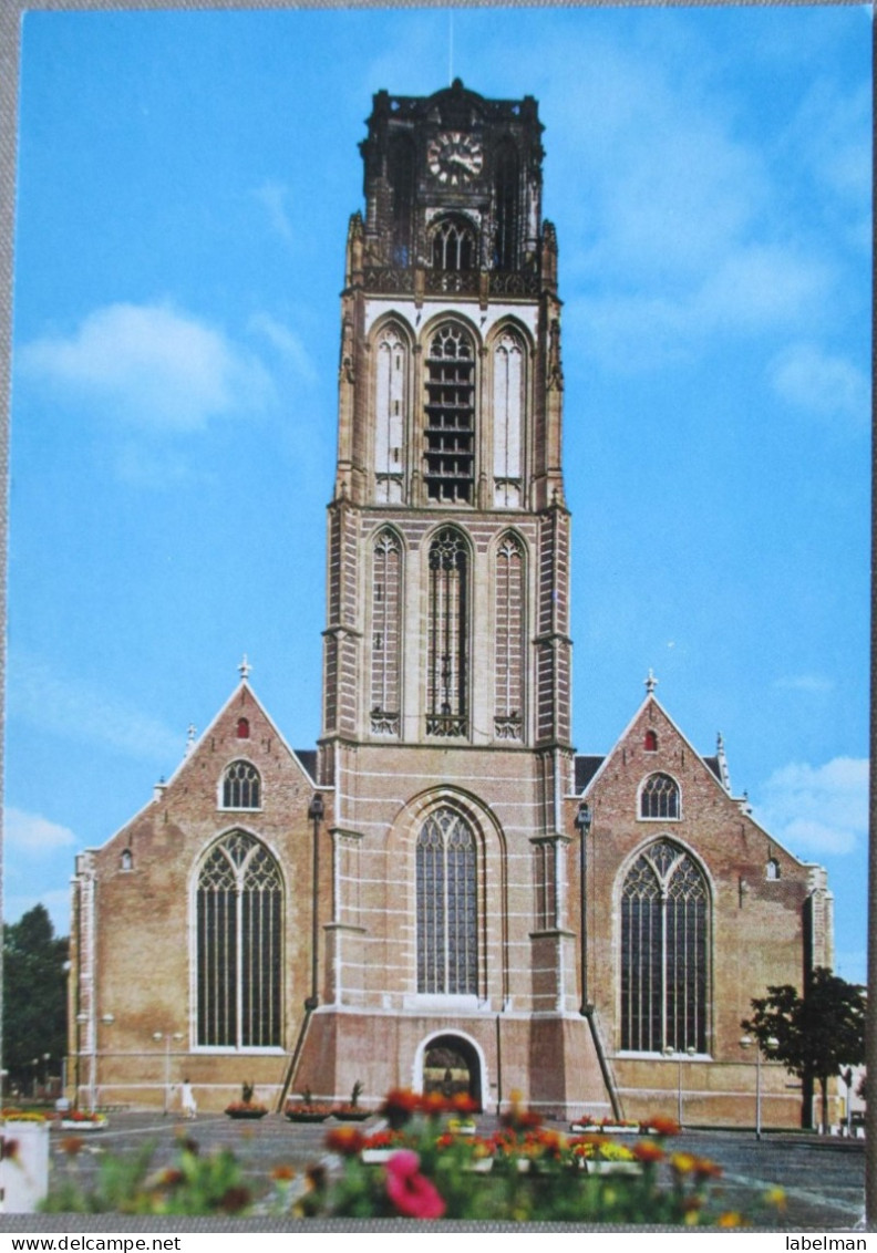 HOLLAND NETHERLAND ROTTERDAM HARBOUR ST LAUREN CHURCH POSTCARD CARTOLINA ANSICHTSKARTE CARTE POSTALE POSTKARTE CARD - Rotterdam