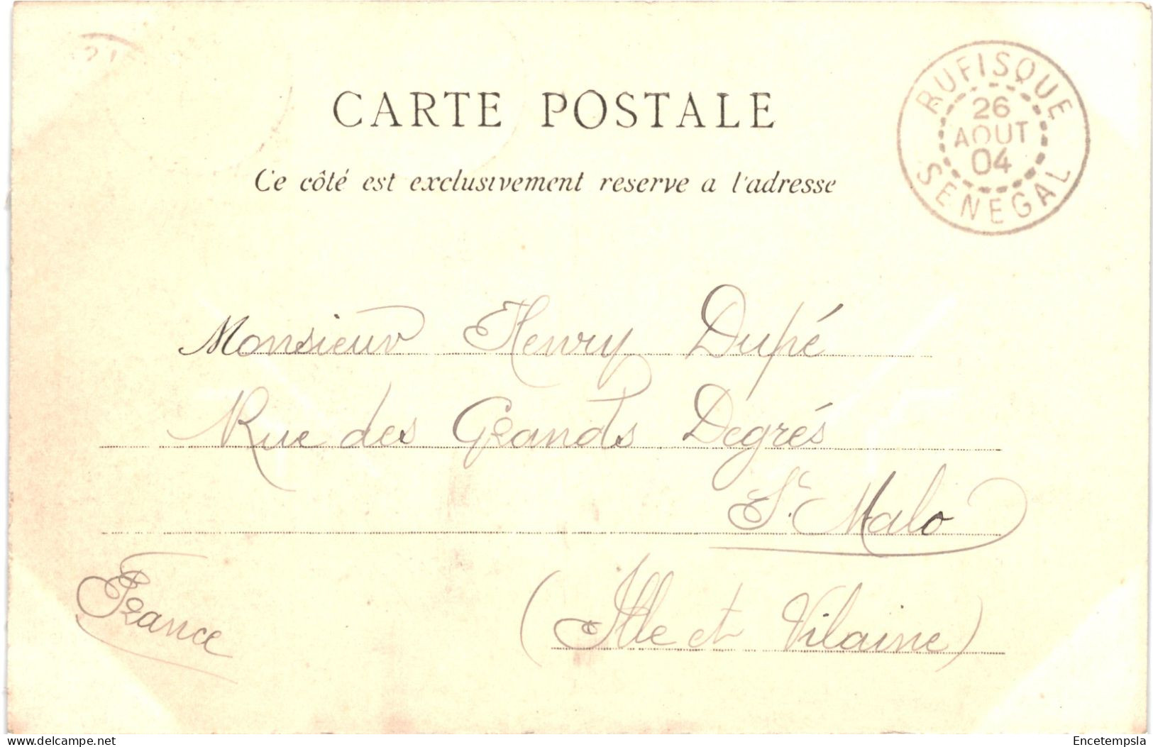 CPA Carte Postale  Sénégal Rufisque Mise Des Arachides En Sacs  1904 VM79825ok - Senegal