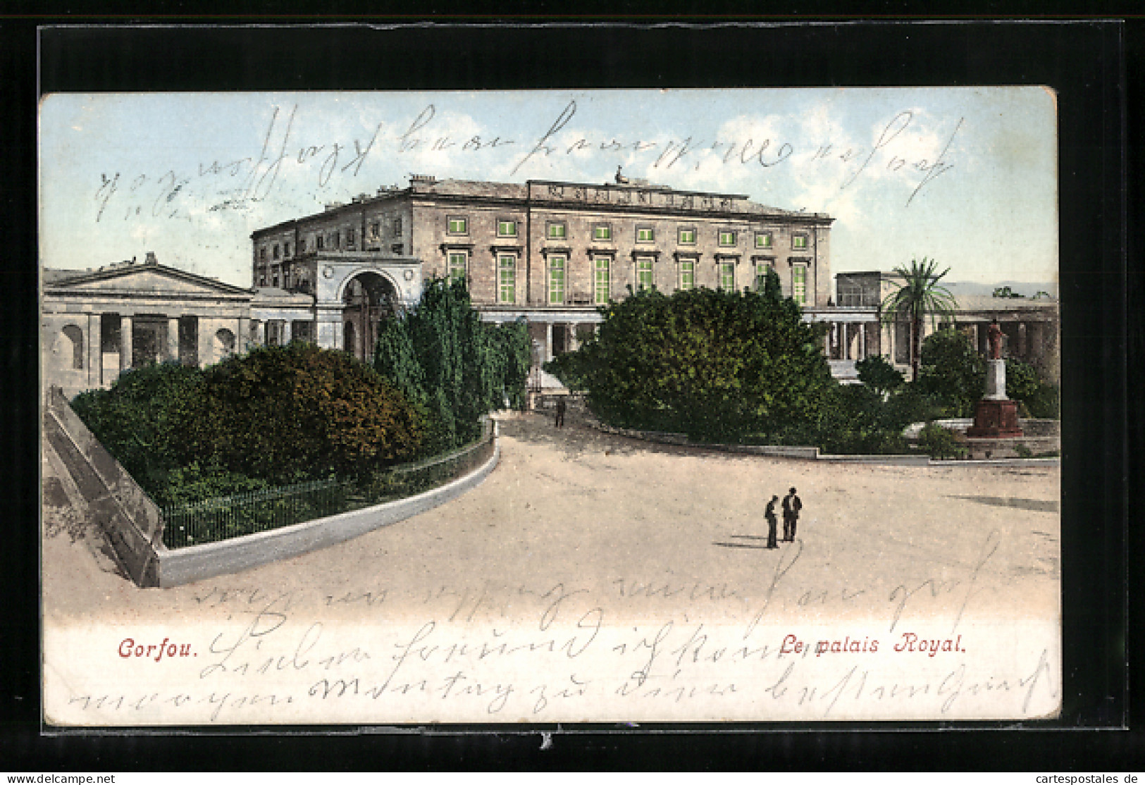 AK Corfou / Korfu, Le Palais Royal, Motiv Vom Königl. Palast  - Greece