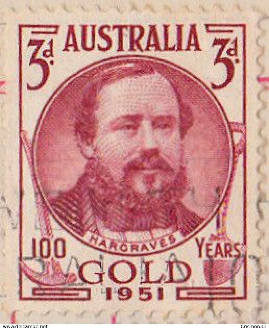 1951 - AUSTRALIA - CENTENARIO DEL DESCUBRIMIENTO DE ORO - YVERT 181 - Altri & Non Classificati