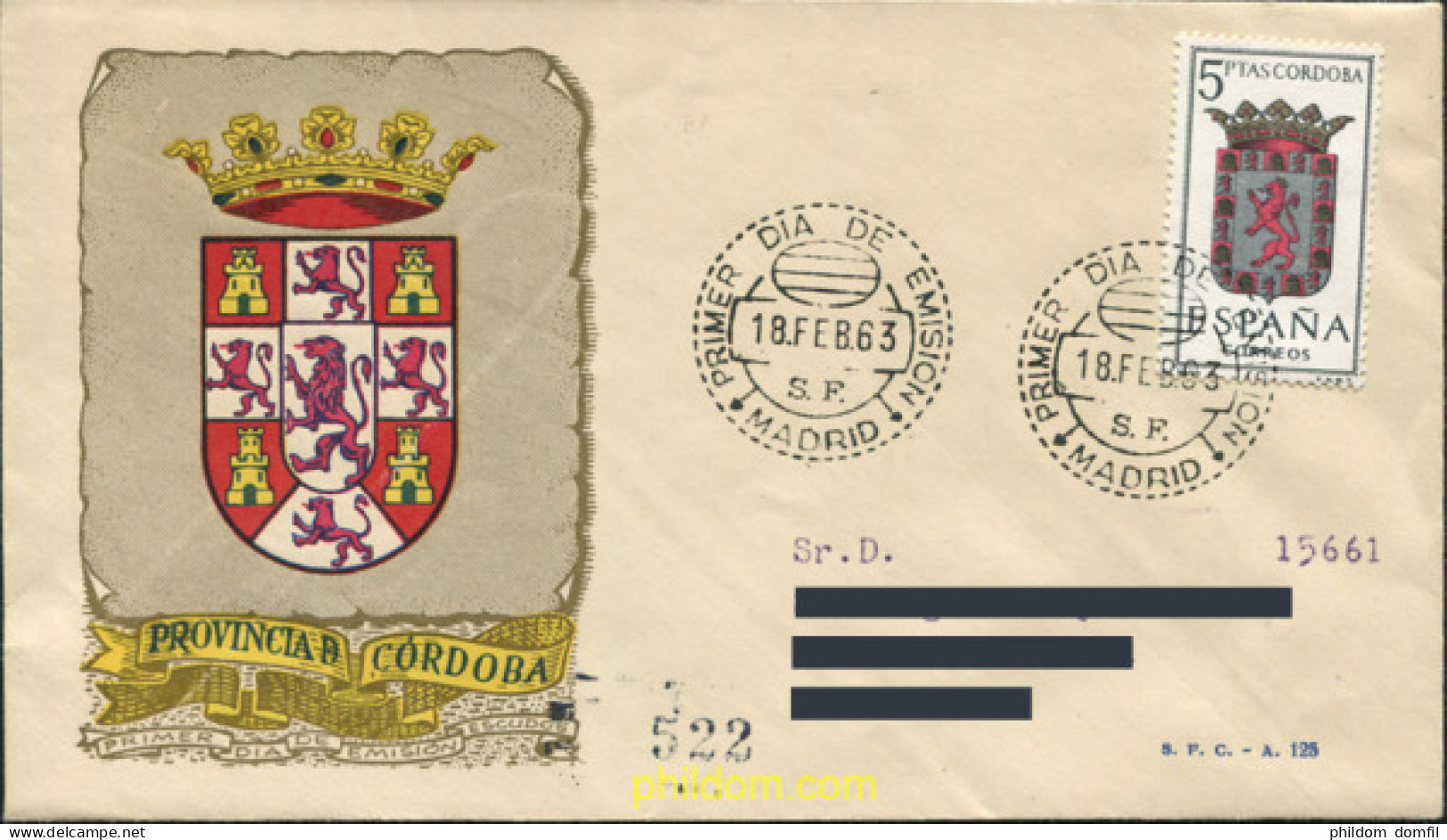 729642 MNH ESPAÑA 1963 ESCUDOS DE CAPITALES DE PROVINCIA - Unused Stamps