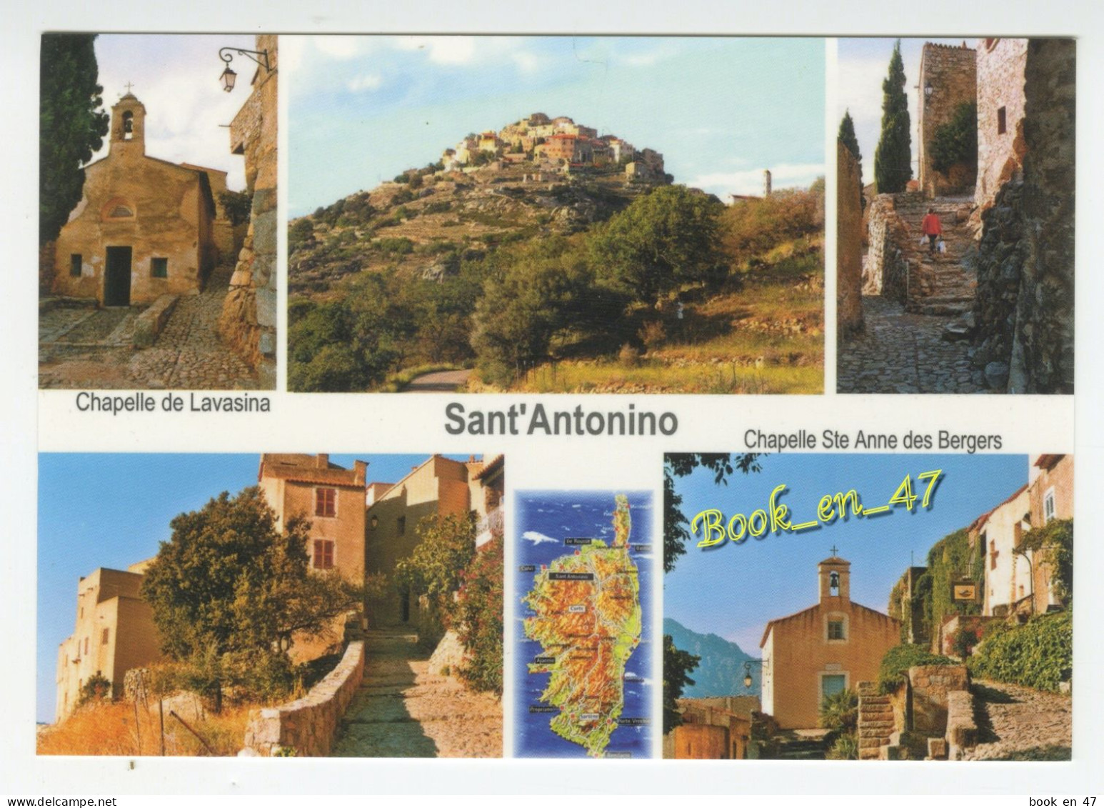 {91704} 20 2B Haute Corse Sant'Antonino , Multivues ; Divers Aspects ; Chapelles : De Lavasina , Sainte Anne Des Bergers - Autres & Non Classés
