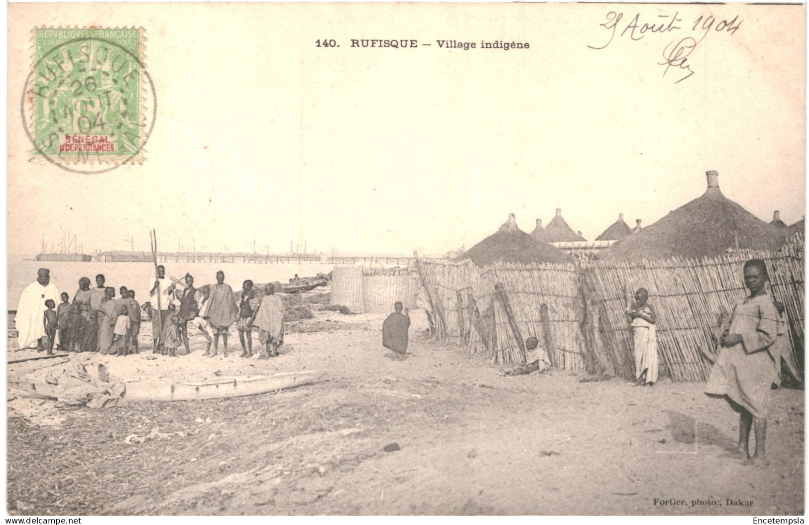 CPA Carte Postale  Sénégal Rufisque Village Indigène 1904 VM79826ok - Senegal