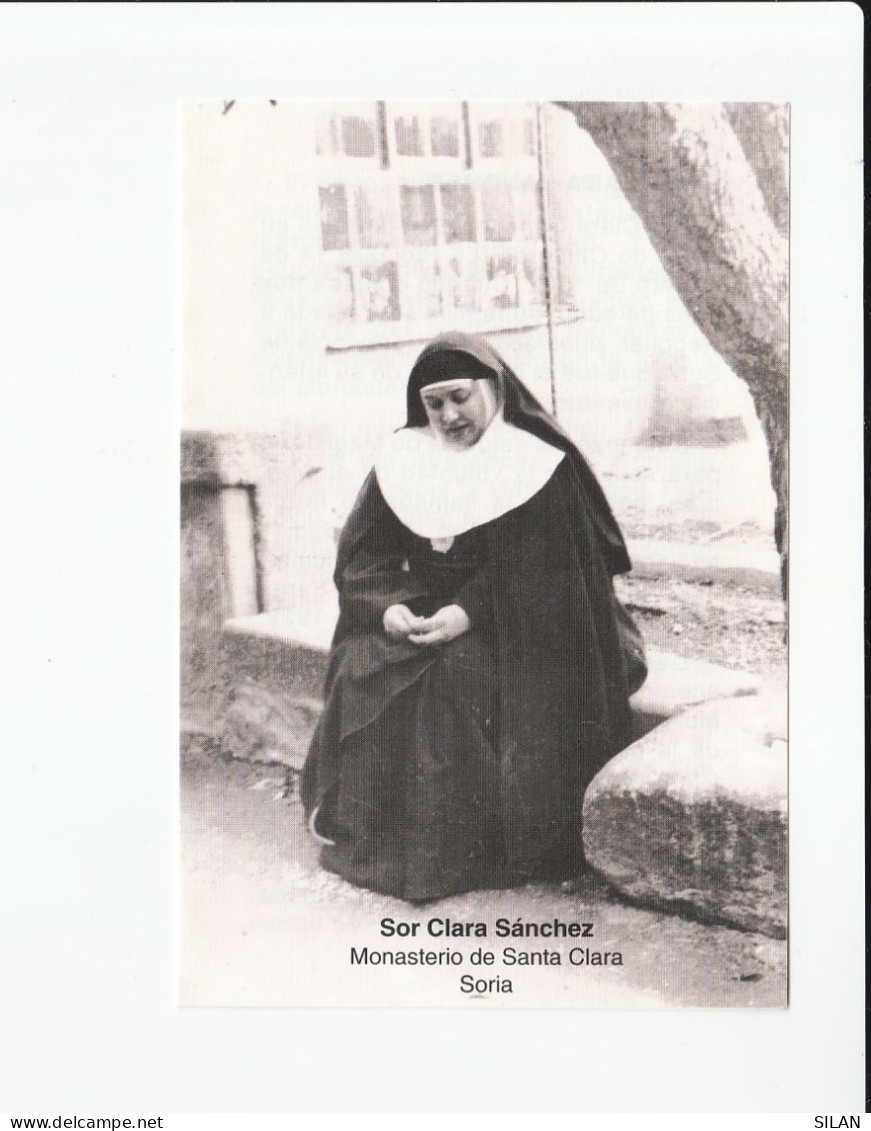 Díptico Sor Clara Sánchez Monasterio De Santa Clara Soria - Religión & Esoterismo