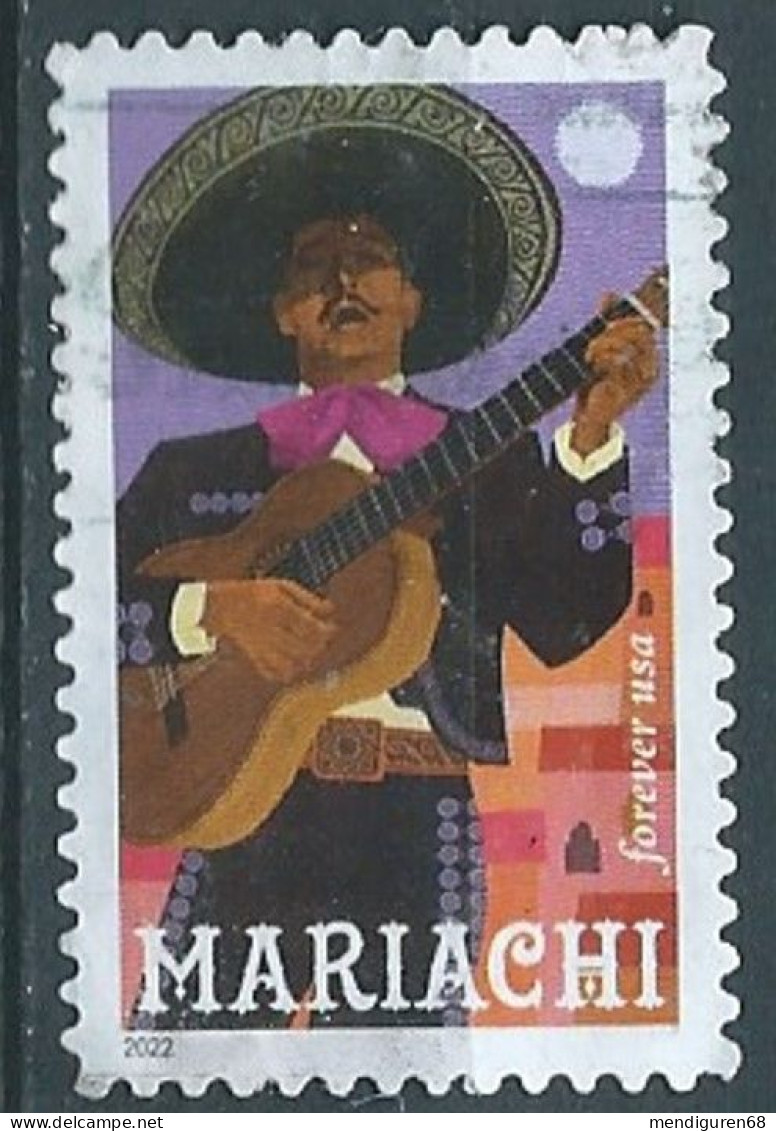 VEREINIGTE STAATEN ETATS UNIS USA 2022 MARIACHI: GUITAR F USED SN 5703 - Usados