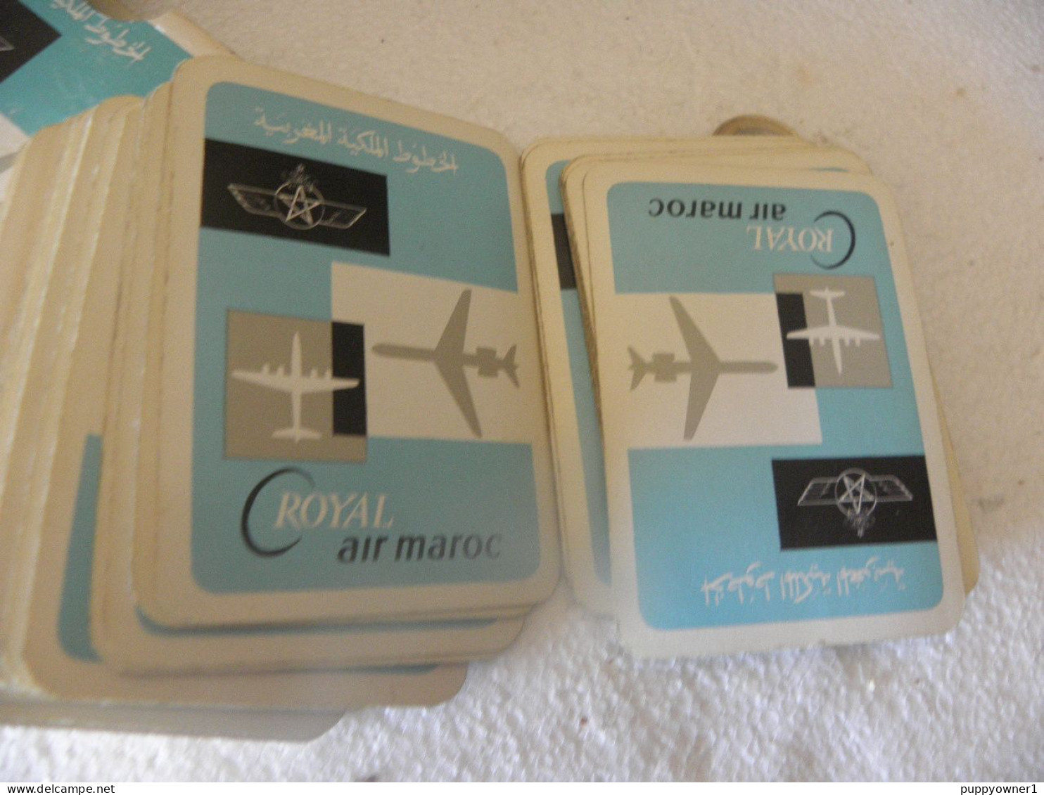 Vintage Paquet De Cartes à Jouer Royal Air Maroc - 54 Cards