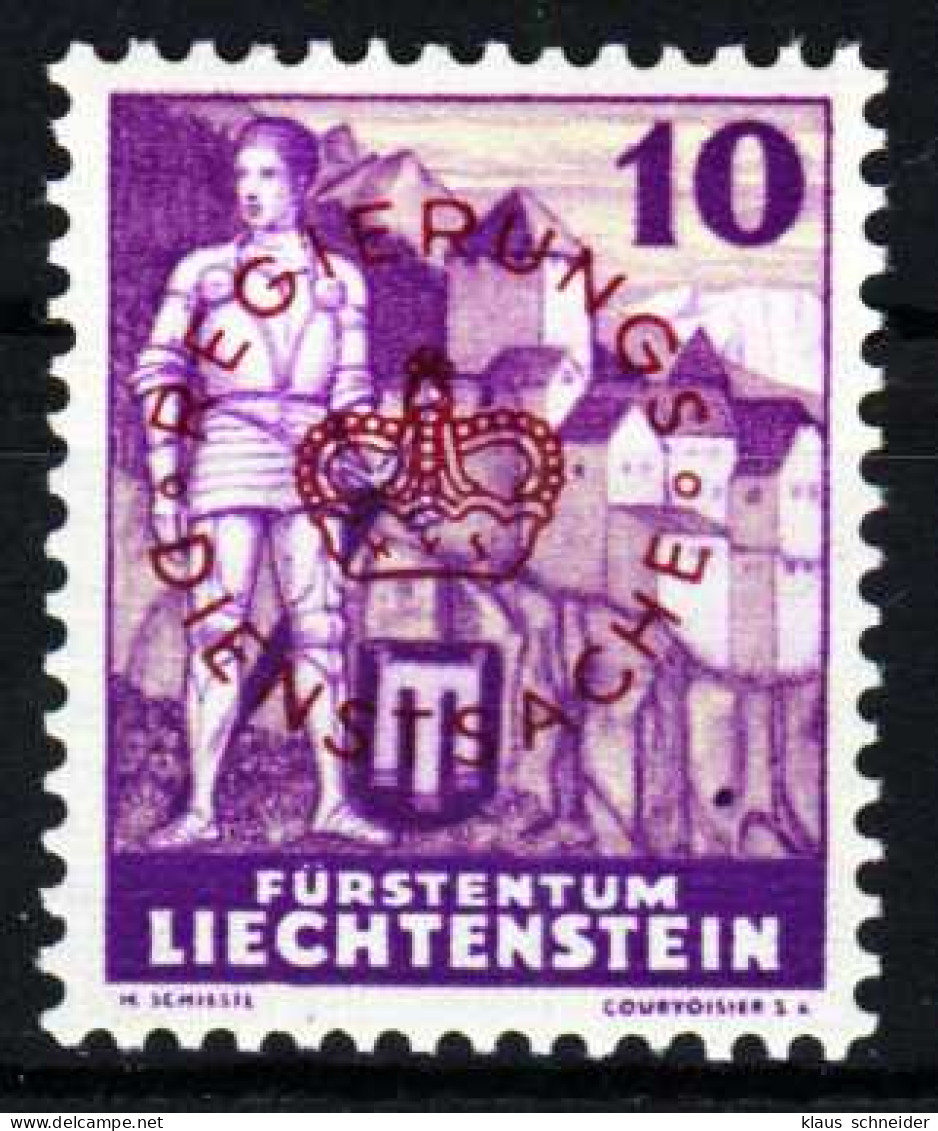 LIECHTENSTEIN DIENSTMARKEN 1934 37 Nr 21 Ungebraucht X16EC5E - Official