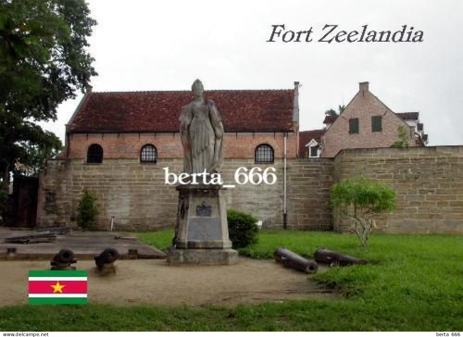 Suriname Paramaribo Fort Zeelandia Fortress New Postcard - Suriname