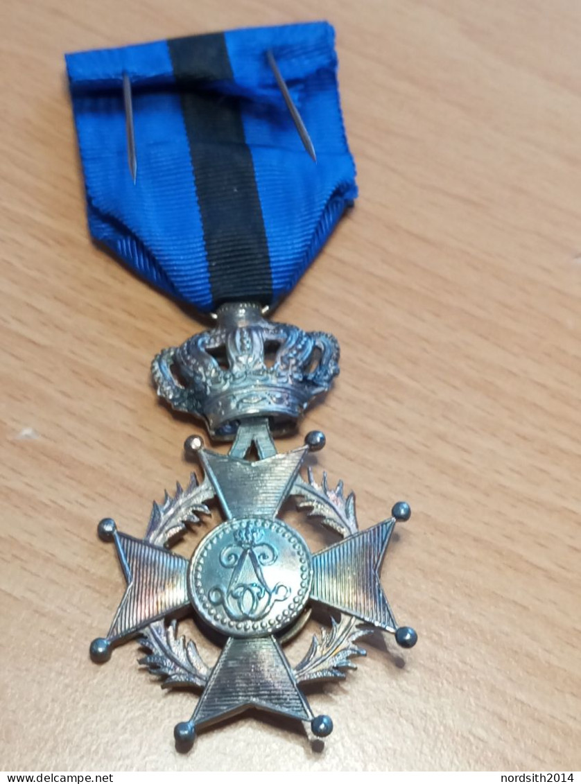Médaille Belge ABBL Ordre De Léopold Unlingue Avec Palme - België