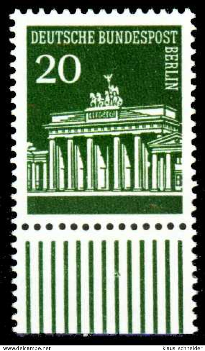 BERLIN DS BRAND. TOR Nr 287 Postfrisch URA X20E37E - Neufs