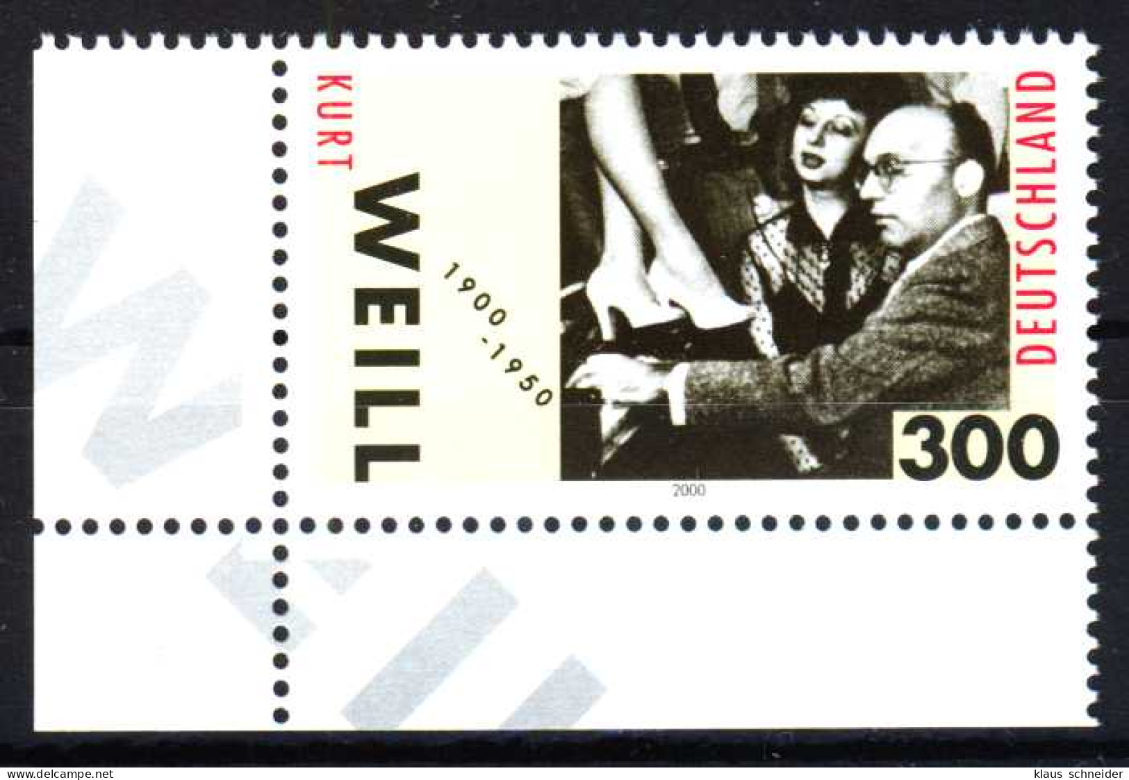 BRD 2000 Nr 2100 Postfrisch ECKE-ULI X233D22 - Unused Stamps