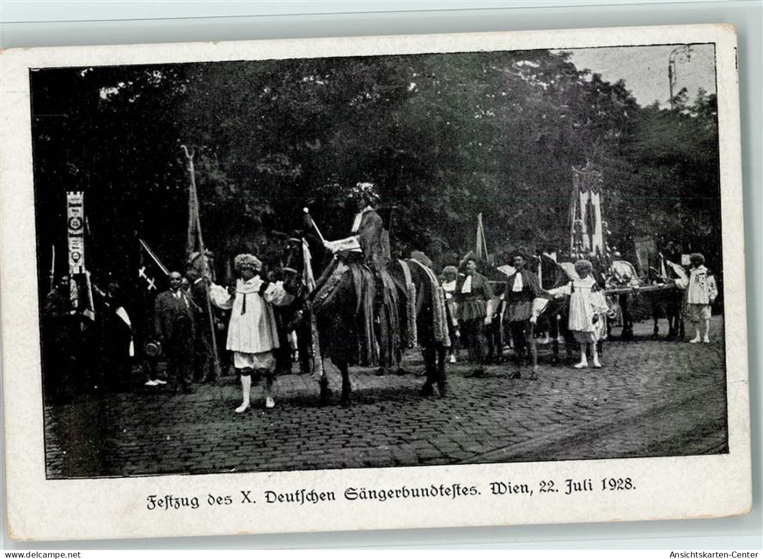 13002104 - Saengerfeste Wien 1928 - X. Dt. - Sänger Und Musikanten