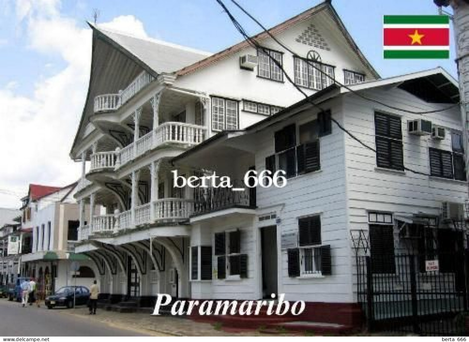 Suriname Paramaribo Inner City UNESCO New Postcard - Surinam