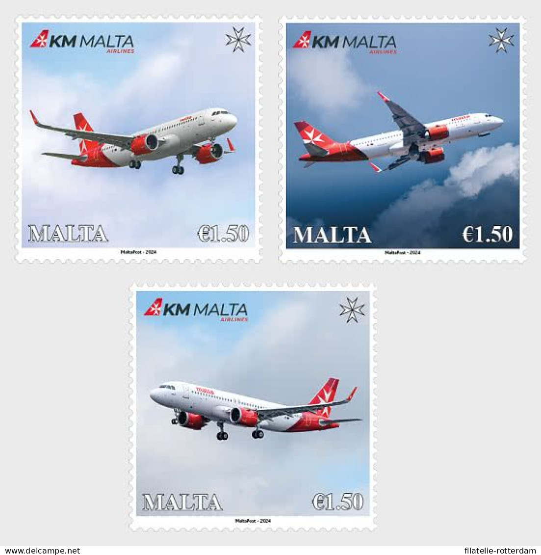 Malta - Postfris / MNH - Complete Set KM Malta Airlines 2024 - Malte