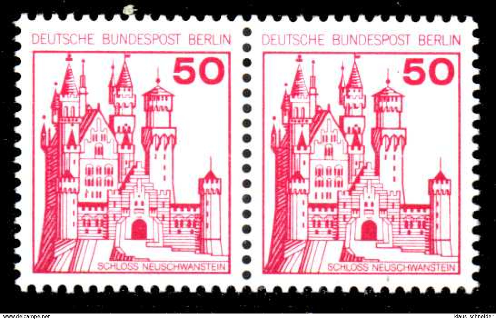 BERLIN DS BURGEN U. SCHLÖSSER Nr 536A Postfrisch WAAGR X236F9A - Unused Stamps