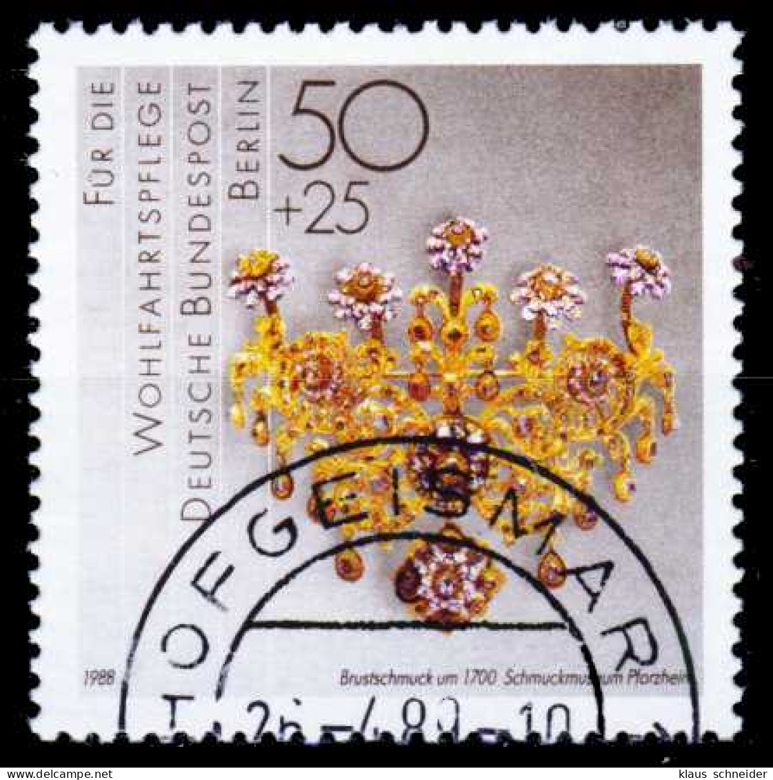 BERLIN 1988 Nr 818 Gestempelt X2C5C72 - Used Stamps