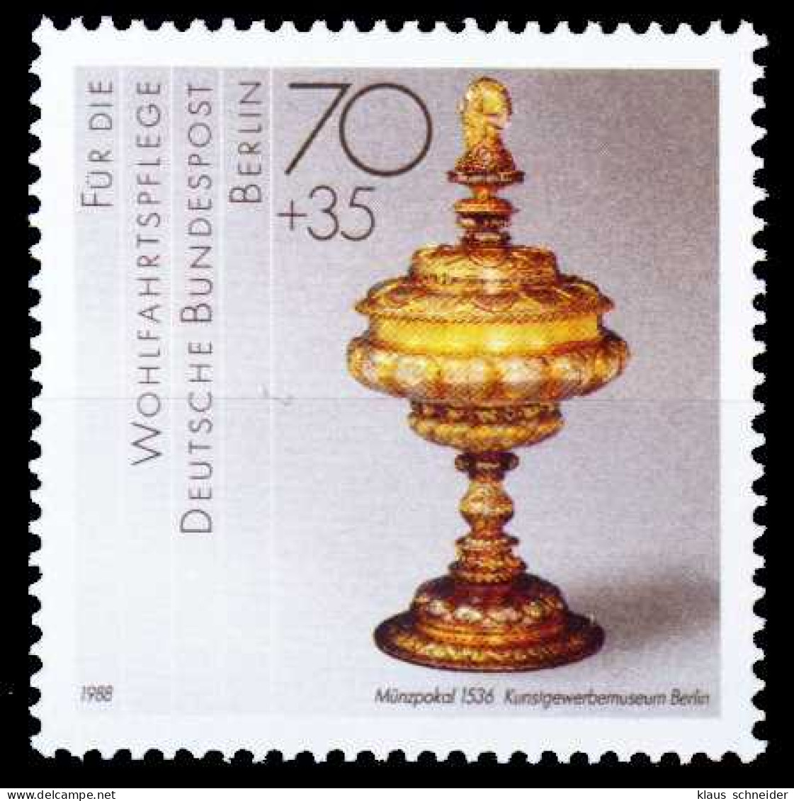 BERLIN 1988 Nr 820 Postfrisch S52787A - Unused Stamps