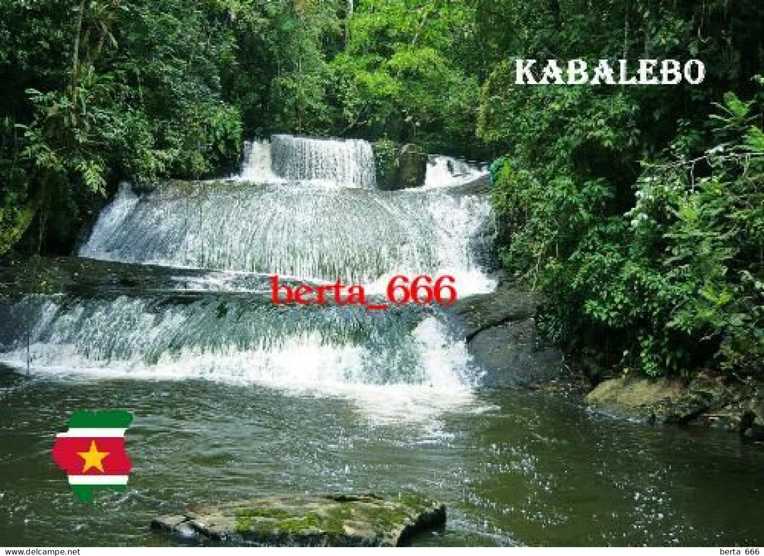 Suriname Kabalebo Falls New Postcard - Suriname