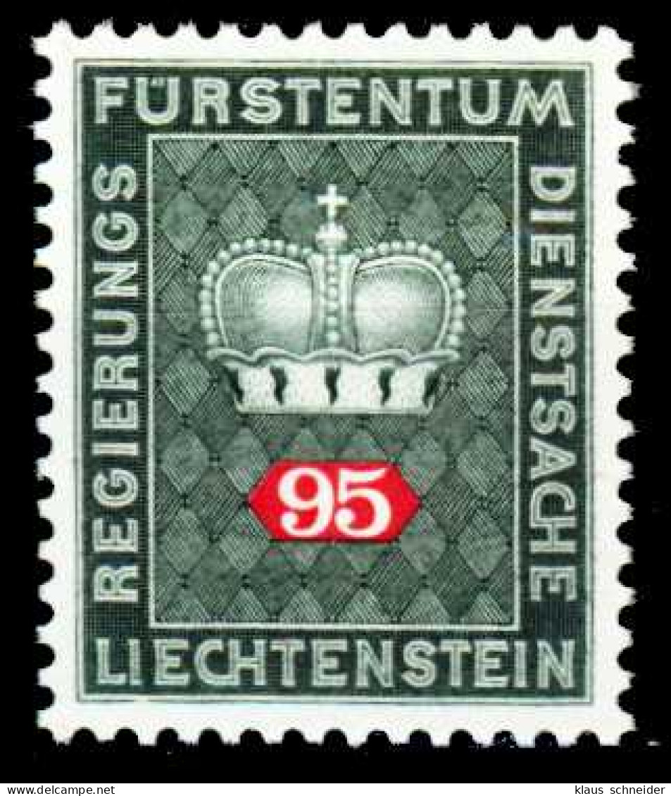 LIECHTENSTEIN DIENSTMARKEN 1968 Nr 53 Postfrisch S7E7776 - Dienstzegels