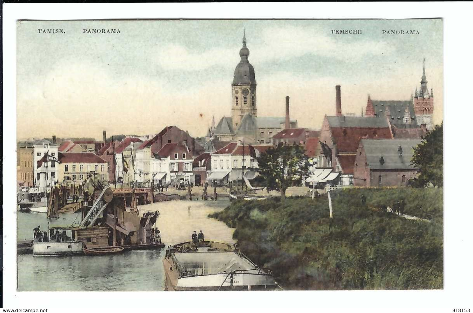 Temse   TAMISE  PANORAMA   TEMSCHE  PANORAMA 1909 - Temse