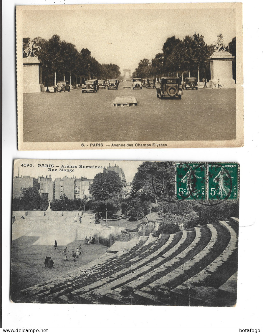 10 CPA  DIVERSES PARIS - Loten, Series, Verzamelingen