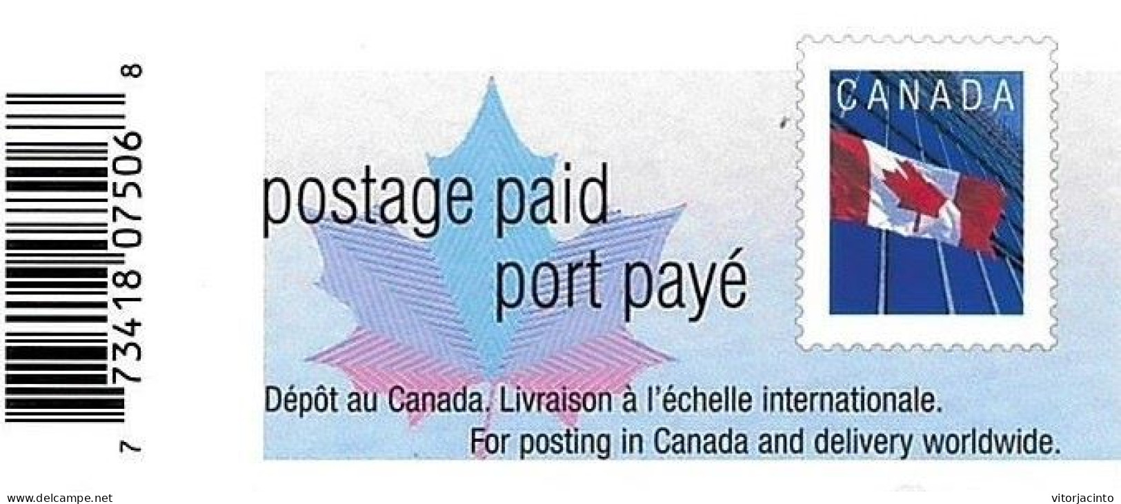 Canada - PAP - OTTAWA - For Posting In Canada And Delivery Worldwide (real Circulated From Canada To Portugal) - Sonstige & Ohne Zuordnung