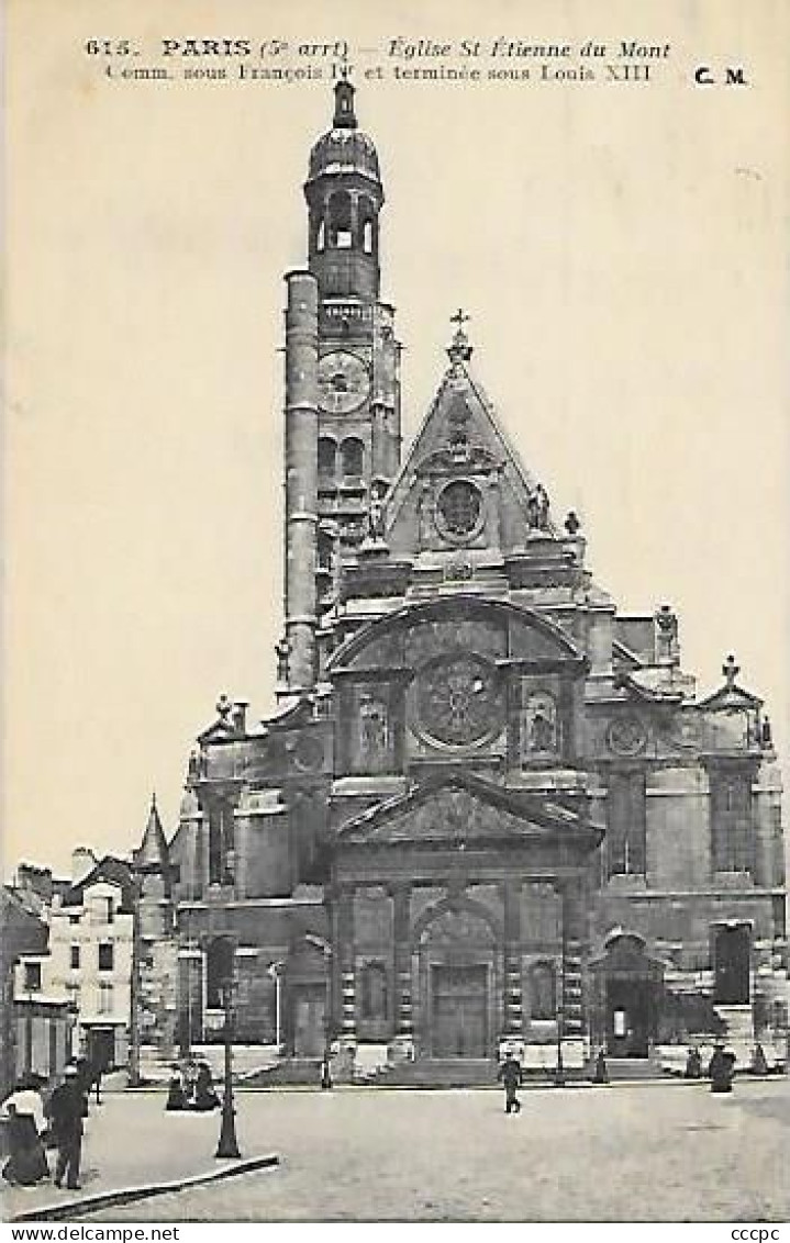 CPA Paris Eglise Saint-Etienne-du-Mont - Arrondissement: 05