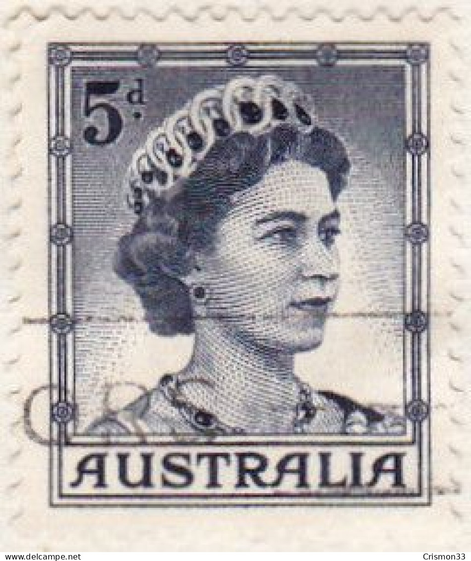 1959 - AUSTRALIA - REINA ISABEL II REINO UNIDO - YVERT 253 - Gebraucht