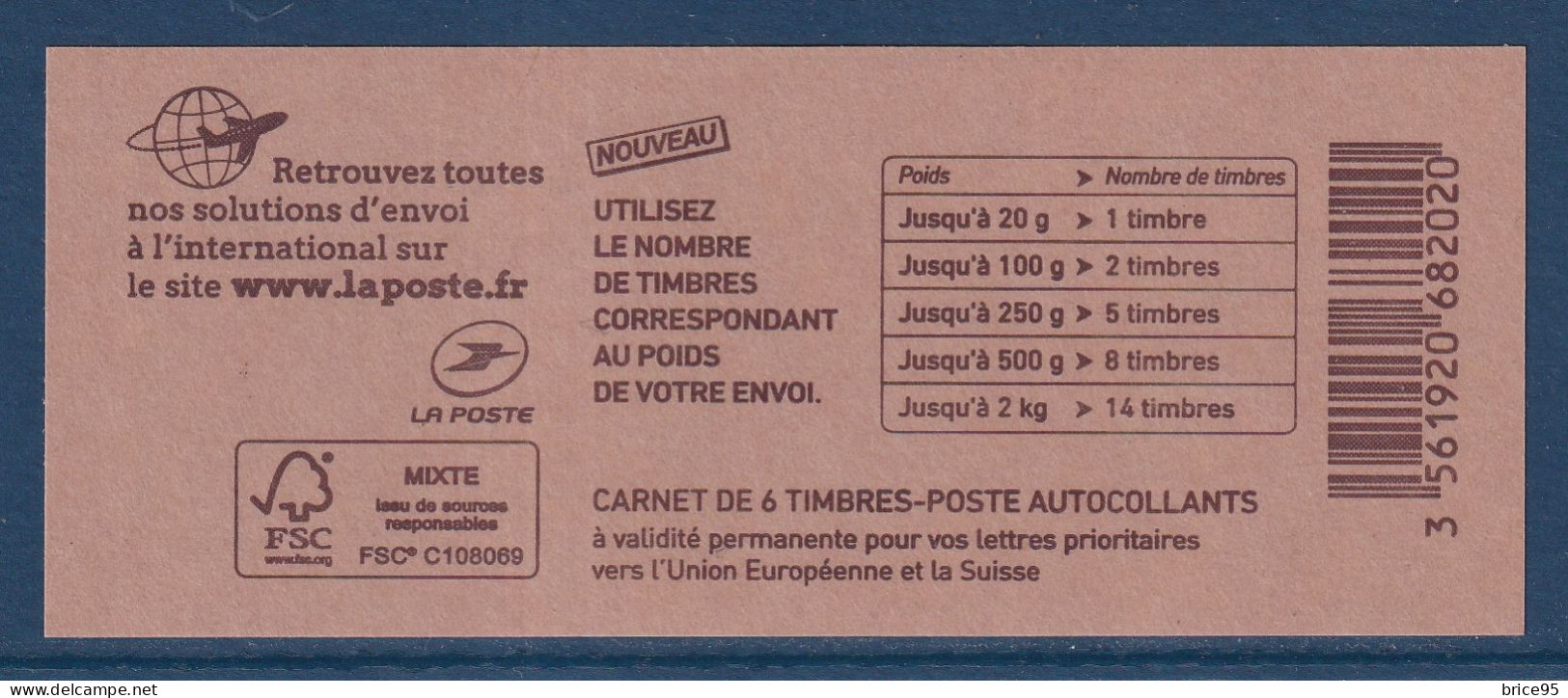 France - YT Carnet N° 1216A C1 ** - Neuf Sans Charnière - 2016 - Autres & Non Classés