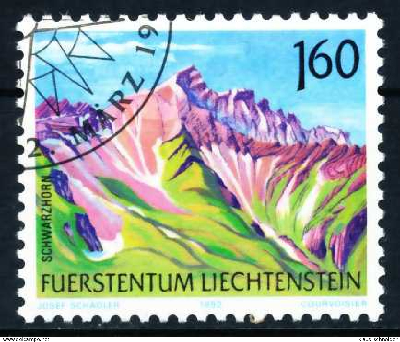 LIECHTENSTEIN 1992 Nr 1038 Gestempelt SA19016 - Used Stamps